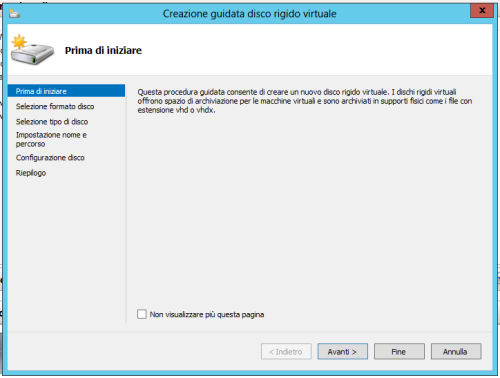 Conversione di file VHDX in formato VHD