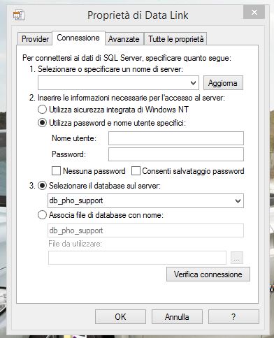 Testare una connessione MS SQL SERVER remote in modo semplice