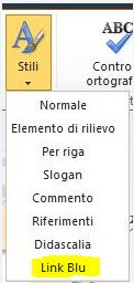 Aggiungere stili personalizzati al ribbon in un sito di pubblicazione di SharePoint 2010
