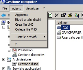 Come aprire file VHD (Virtual Hard Disk) su Windows 7 e Windows Server 2008