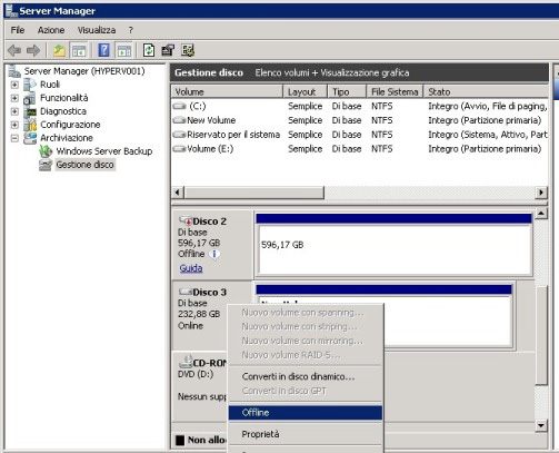 Collegare dischi USB su macchine virtuali Hyper-V